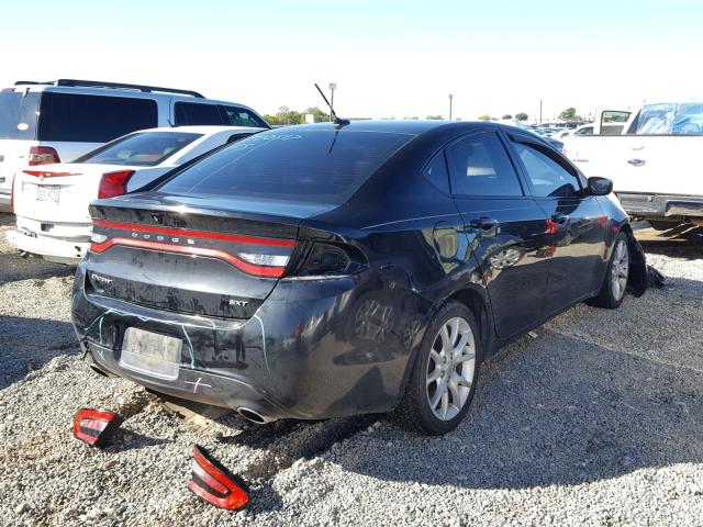 1C3CDFBA7DD301541 - 2013 DODGE DART SXT BLACK photo 4