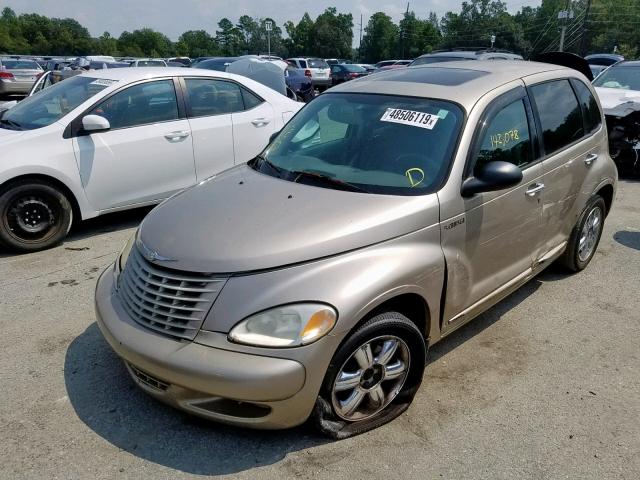 3C8FY68B04T256724 - 2004 CHRYSLER PT CRUISER GOLD photo 2