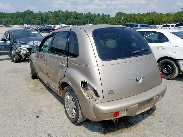 3C8FY68B04T256724 - 2004 CHRYSLER PT CRUISER GOLD photo 3