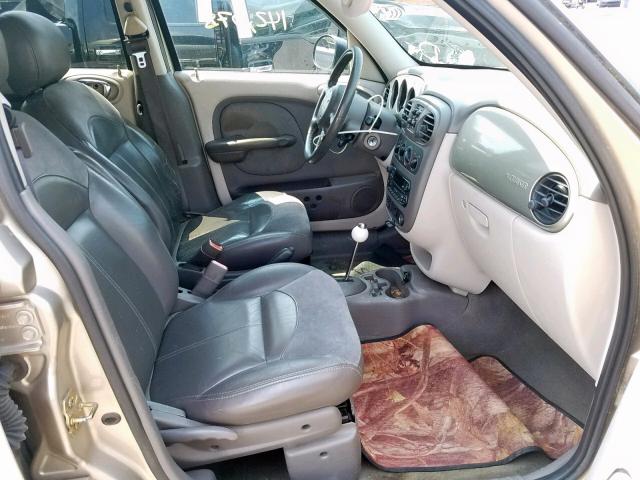 3C8FY68B04T256724 - 2004 CHRYSLER PT CRUISER GOLD photo 5