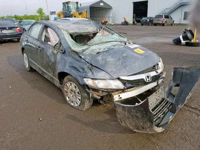 2HGFA16289H018617 - 2009 HONDA CIVIC DX GRAY photo 1