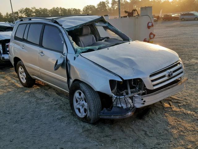 JTEGD21A170159184 - 2007 TOYOTA HIGHLANDER SILVER photo 1