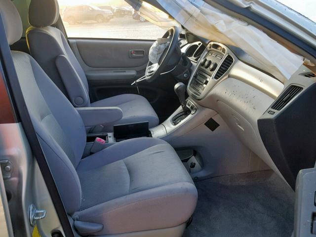 JTEGD21A170159184 - 2007 TOYOTA HIGHLANDER SILVER photo 5