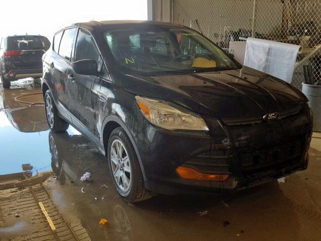 1FMCU0F73EUB29626 - 2014 FORD ESCAPE S BLACK photo 1