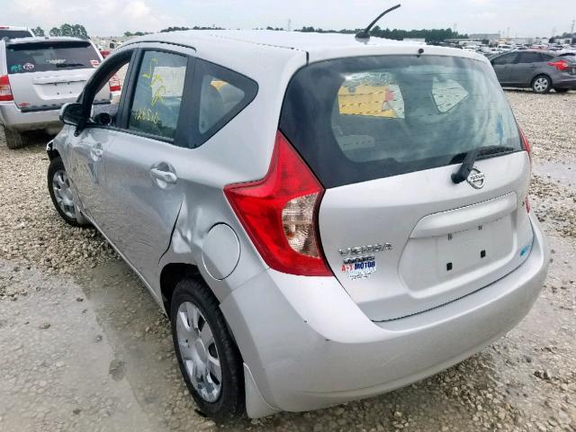 3N1CE2CP6EL395687 - 2014 NISSAN VERSA NOTE SILVER photo 3