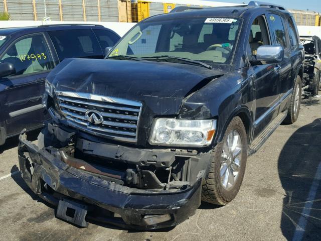 5N3ZA0NF4AN905186 - 2010 INFINITI QX56 BLACK photo 2