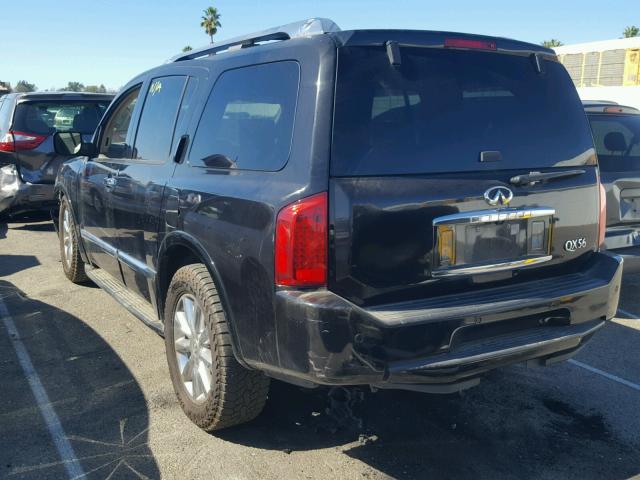 5N3ZA0NF4AN905186 - 2010 INFINITI QX56 BLACK photo 3