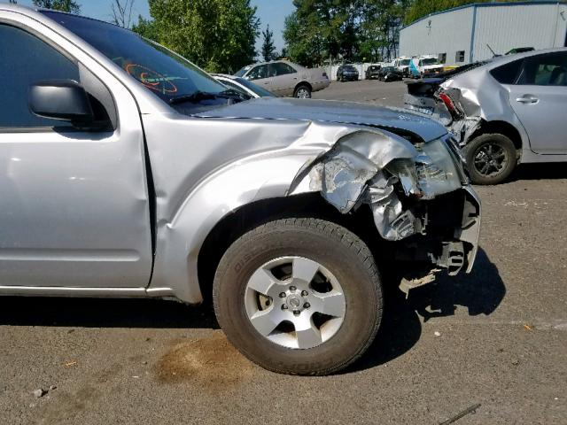 5N1AR18U09C618725 - 2009 NISSAN PATHFINDER SILVER photo 9