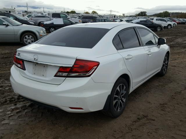 19XFB2F91DE043586 - 2013 HONDA CIVIC EXL WHITE photo 4