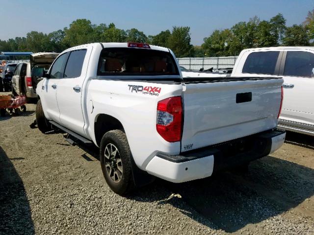 5TFAW5F18JX772738 - 2018 TOYOTA TUNDRA CRE WHITE photo 3