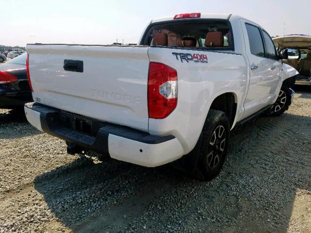 5TFAW5F18JX772738 - 2018 TOYOTA TUNDRA CRE WHITE photo 4