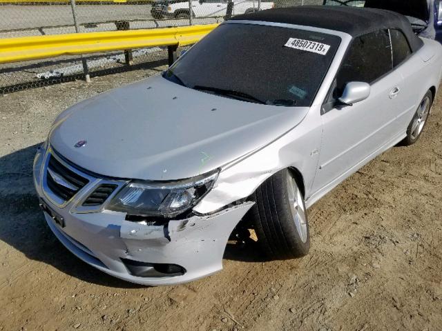 YS3FE7CY6A6000792 - 2010 SAAB 9-3 2.0T SILVER photo 2