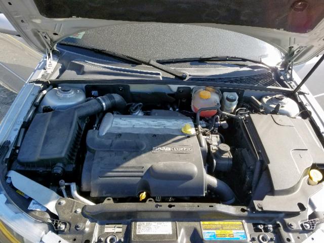 YS3FE7CY6A6000792 - 2010 SAAB 9-3 2.0T SILVER photo 7