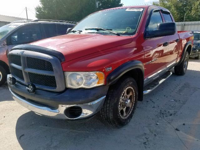 3D7KA28D93G838526 - 2003 DODGE RAM 2500 S წითელი ფოტო 2