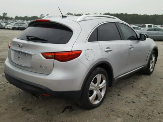 JN8AS1MU4BM110759 - 2011 INFINITI FX35 SILVER photo 4