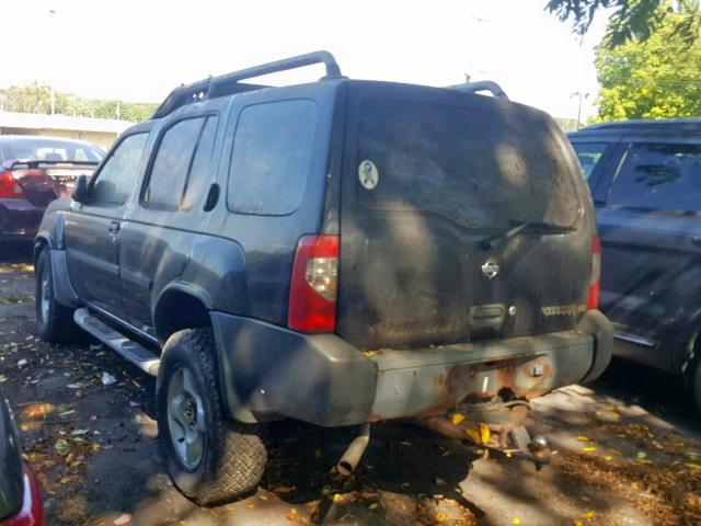 5N1ED28Y11C562551 - 2001 NISSAN XTERRA XE BLACK photo 3