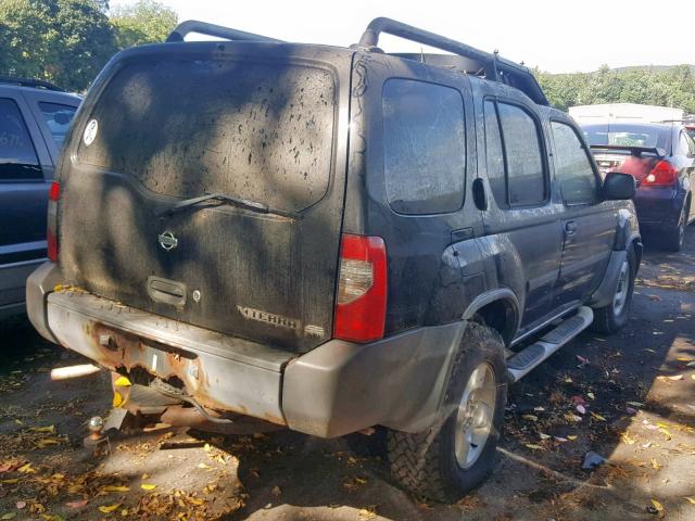 5N1ED28Y11C562551 - 2001 NISSAN XTERRA XE BLACK photo 4