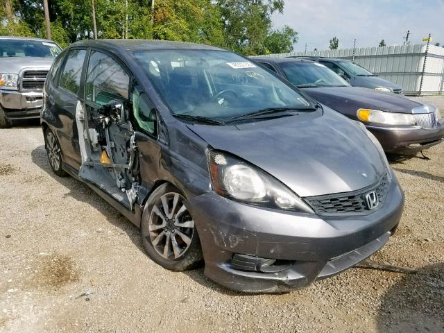 JHMGE8H53DC060937 - 2013 HONDA FIT SPORT GRAY photo 1