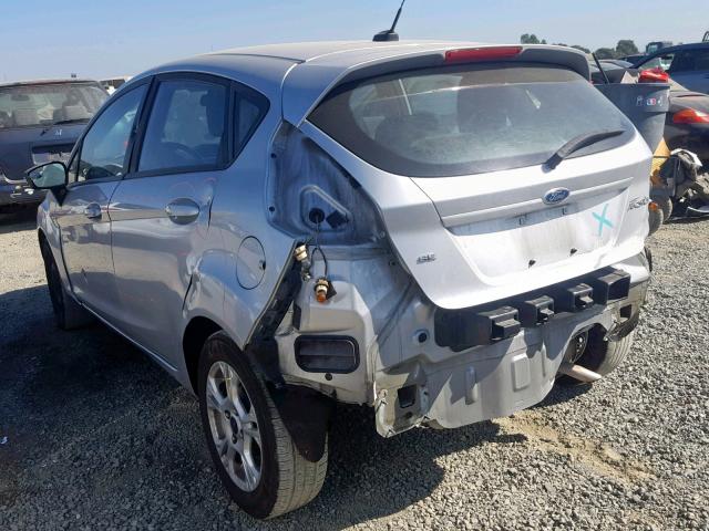 3FADP4EJ0GM147485 - 2016 FORD FIESTA SE SILVER photo 3