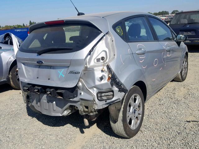 3FADP4EJ0GM147485 - 2016 FORD FIESTA SE SILVER photo 4