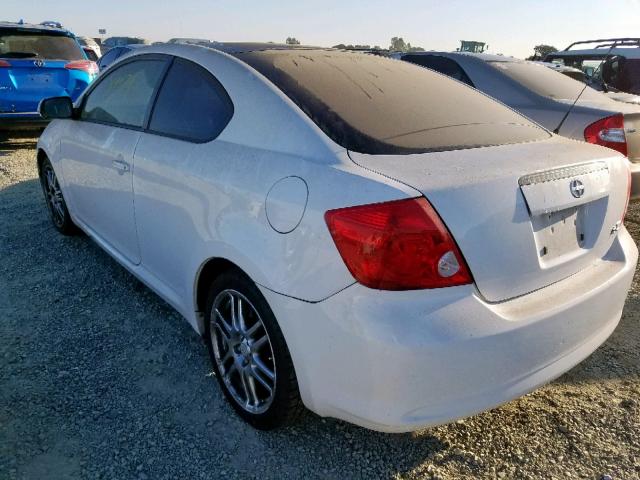 JTKDE167070157429 - 2007 TOYOTA SCION TC თეთრი ფოტო 3