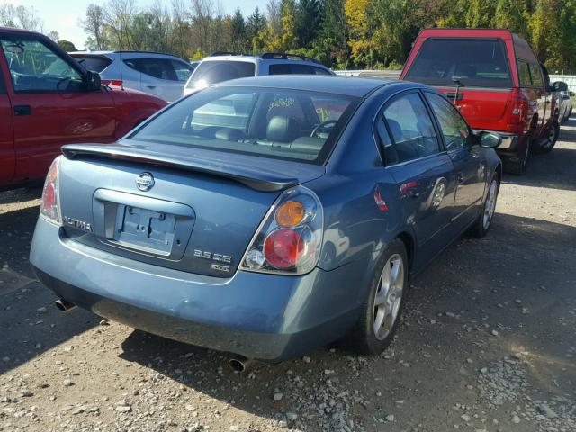 1N4BL11EX2C123652 - 2002 NISSAN ALTIMA SE BLUE photo 4