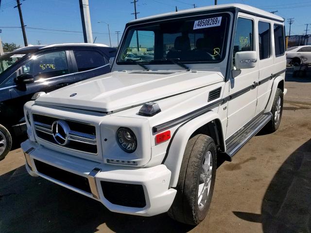 WDCYC3HF5BX186580 - 2011 MERCEDES-BENZ G 550 WHITE photo 2