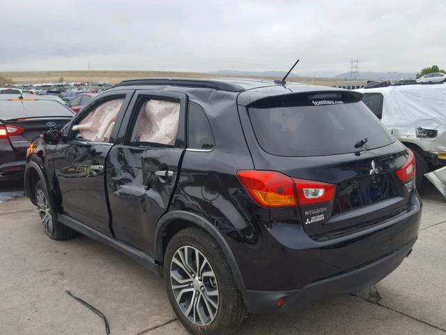 JA4AR4AW0GZ046920 - 2016 MITSUBISHI OUTLANDER BLACK photo 3