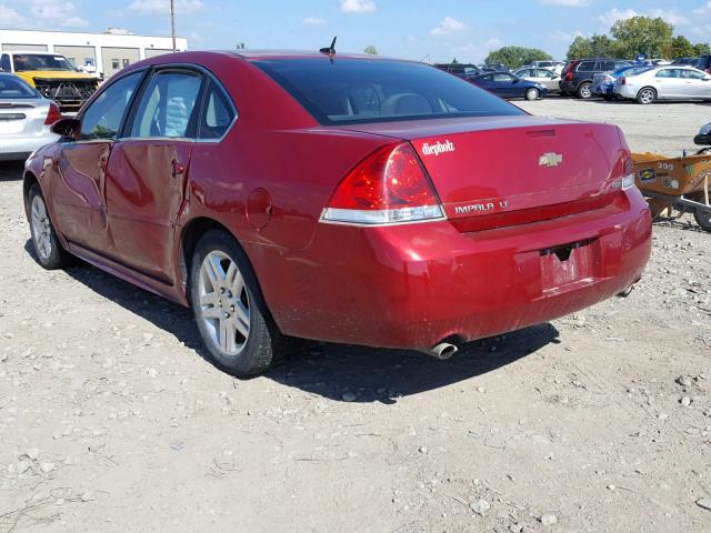 2G1WB5E37F1155672 - 2015 CHEVROLET IMPALA LIM RED photo 3