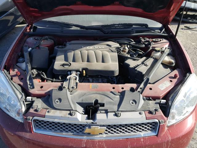 2G1WB5E37F1155672 - 2015 CHEVROLET IMPALA LIM RED photo 7