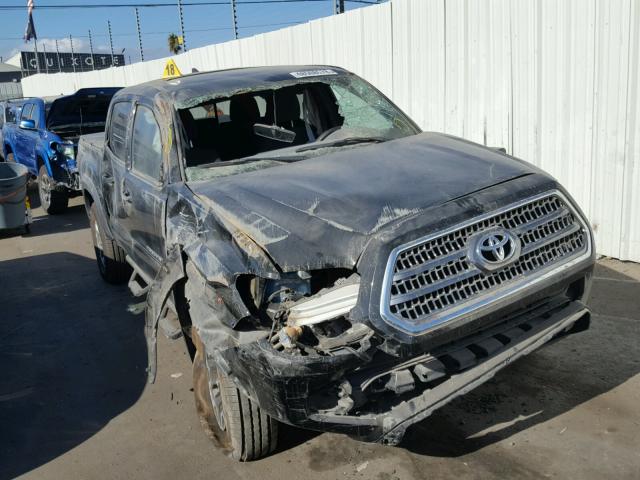 3TMAZ5CN9HM028547 - 2017 TOYOTA TACOMA DOU BLACK photo 1