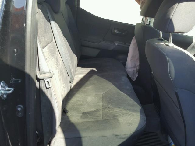 3TMAZ5CN9HM028547 - 2017 TOYOTA TACOMA DOU BLACK photo 6