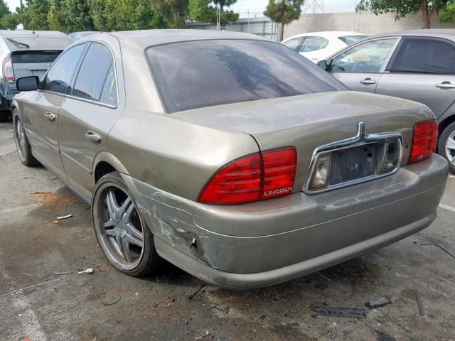 1LNHM86S72Y635165 - 2002 LINCOLN LS 棕色 照片 3