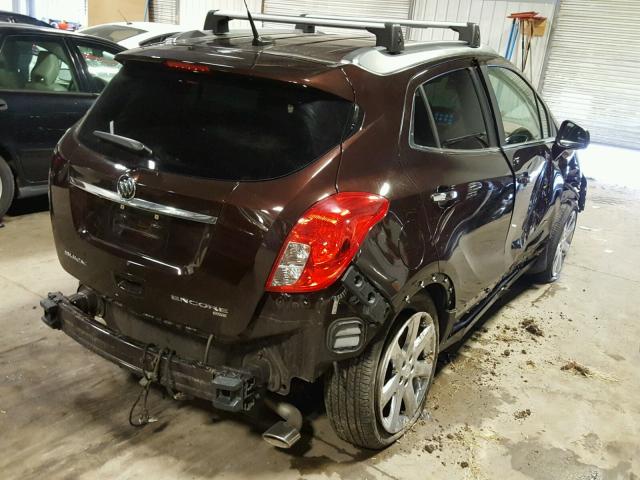 KL4CJHSB2DB184837 - 2013 BUICK ENCORE PRE BROWN photo 4