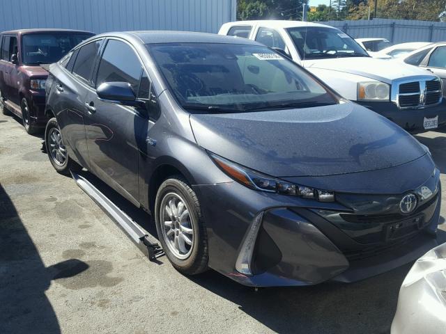 JTDKARFP5H3045461 - 2017 TOYOTA PRIUS PRIM ნაცრისფერი ფოტო 1