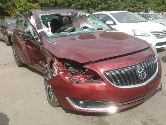 2G4GL5EX4H9192075 - 2017 BUICK REGAL SPOR BURGUNDY photo 1