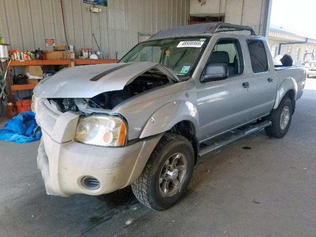 1N6ED27T63C445154 - 2003 NISSAN FRONTIER C SILVER photo 2