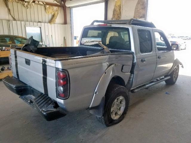 1N6ED27T63C445154 - 2003 NISSAN FRONTIER C SILVER photo 4