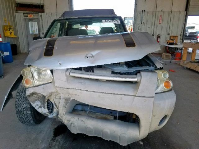 1N6ED27T63C445154 - 2003 NISSAN FRONTIER C SILVER photo 7