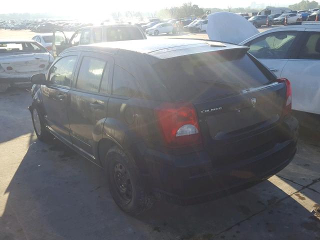 1B3HB28B08D645199 - 2008 DODGE CALIBER BLACK photo 3