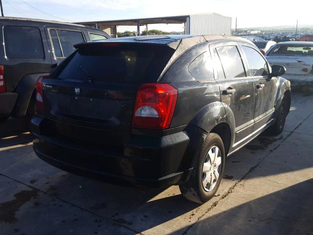 1B3HB28B08D645199 - 2008 DODGE CALIBER BLACK photo 4