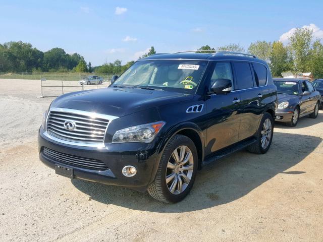 JN8AZ2NE4B9005392 - 2011 INFINITI QX56 BLACK photo 2