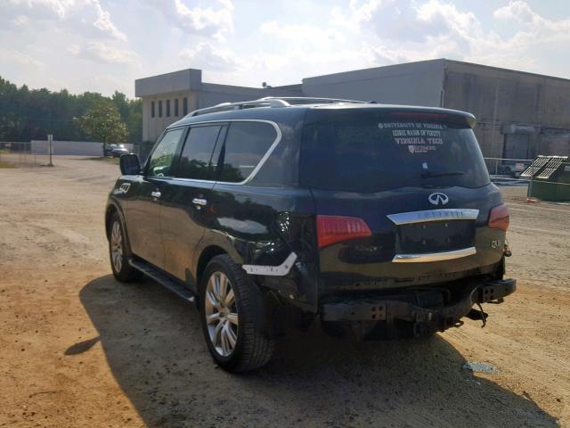 JN8AZ2NE4B9005392 - 2011 INFINITI QX56 BLACK photo 3