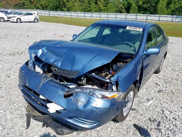 4T1BE32K63U692476 - 2003 TOYOTA CAMRY LE BLUE photo 2