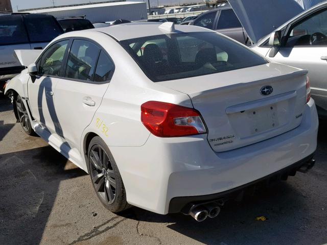 JF1VA1J6XH8807897 - 2017 SUBARU WRX LIMITE WHITE photo 3