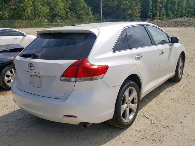 4T3BK11A69U002568 - 2009 TOYOTA VENZA WHITE photo 4