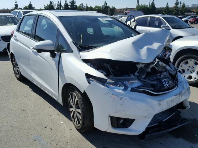 3HGGK5H82FM775214 - 2015 HONDA FIT EX WHITE photo 1