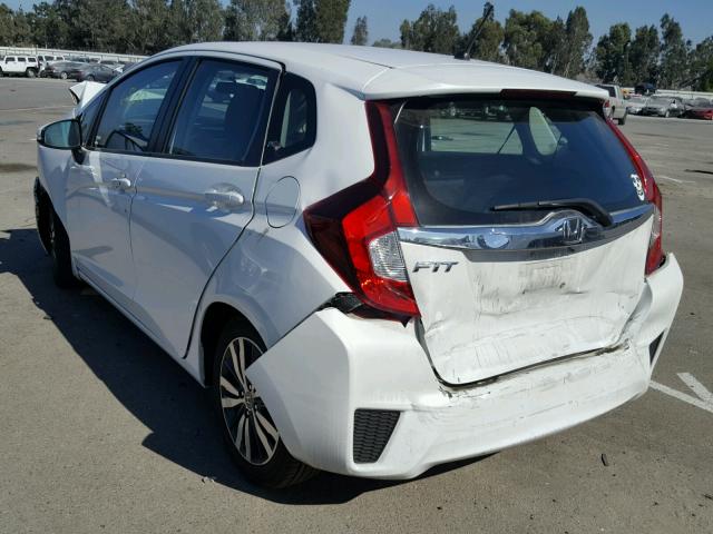 3HGGK5H82FM775214 - 2015 HONDA FIT EX WHITE photo 3