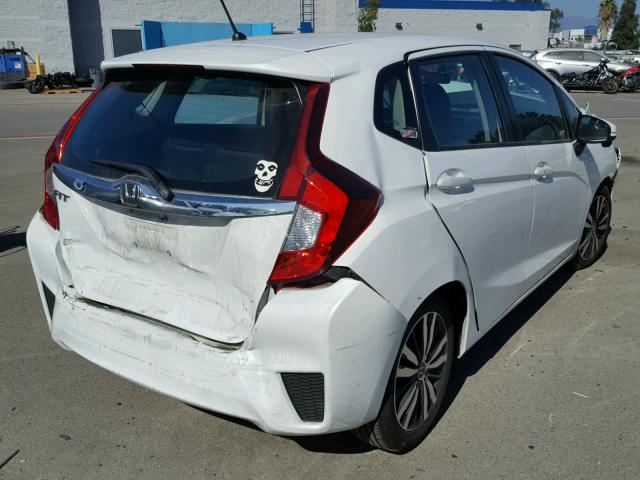 3HGGK5H82FM775214 - 2015 HONDA FIT EX WHITE photo 4