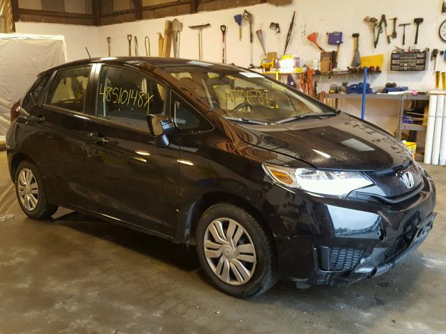 JHMGK5H54GX015333 - 2016 HONDA FIT LX BLACK photo 1